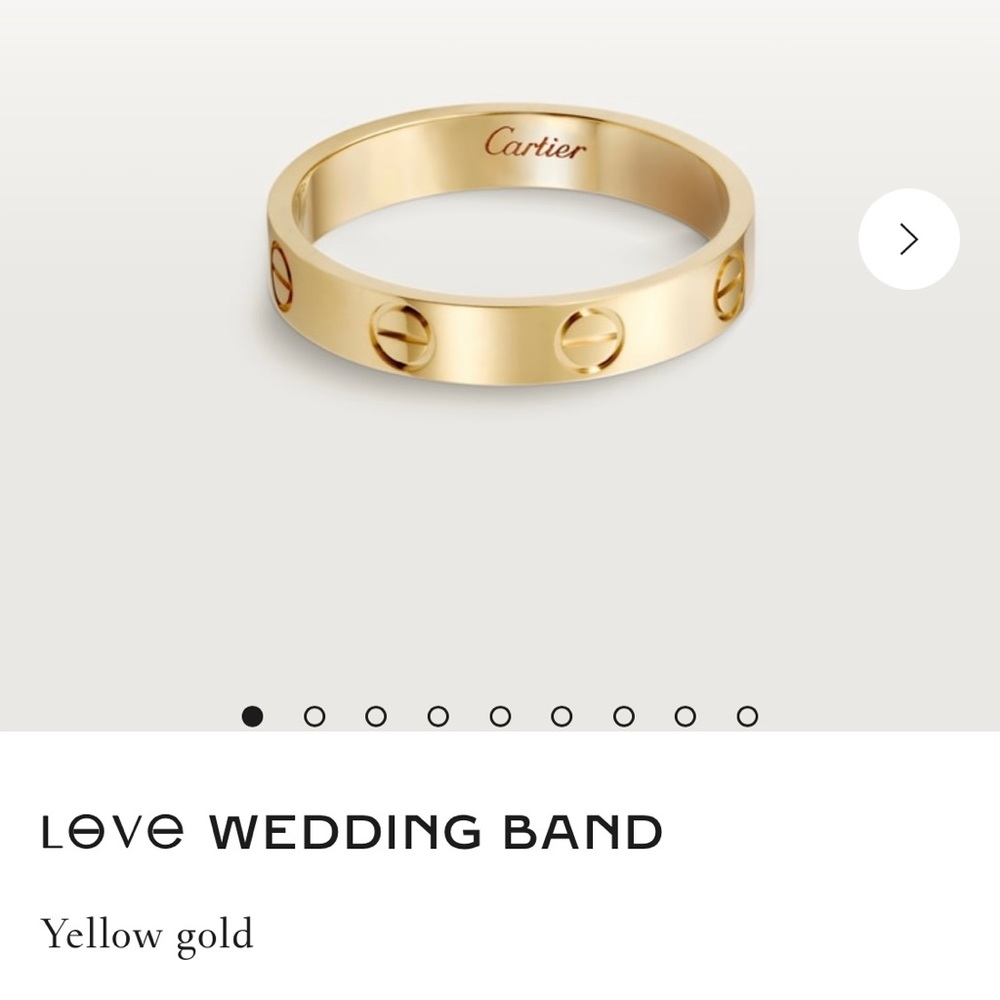 Cartier Love Wedding Band